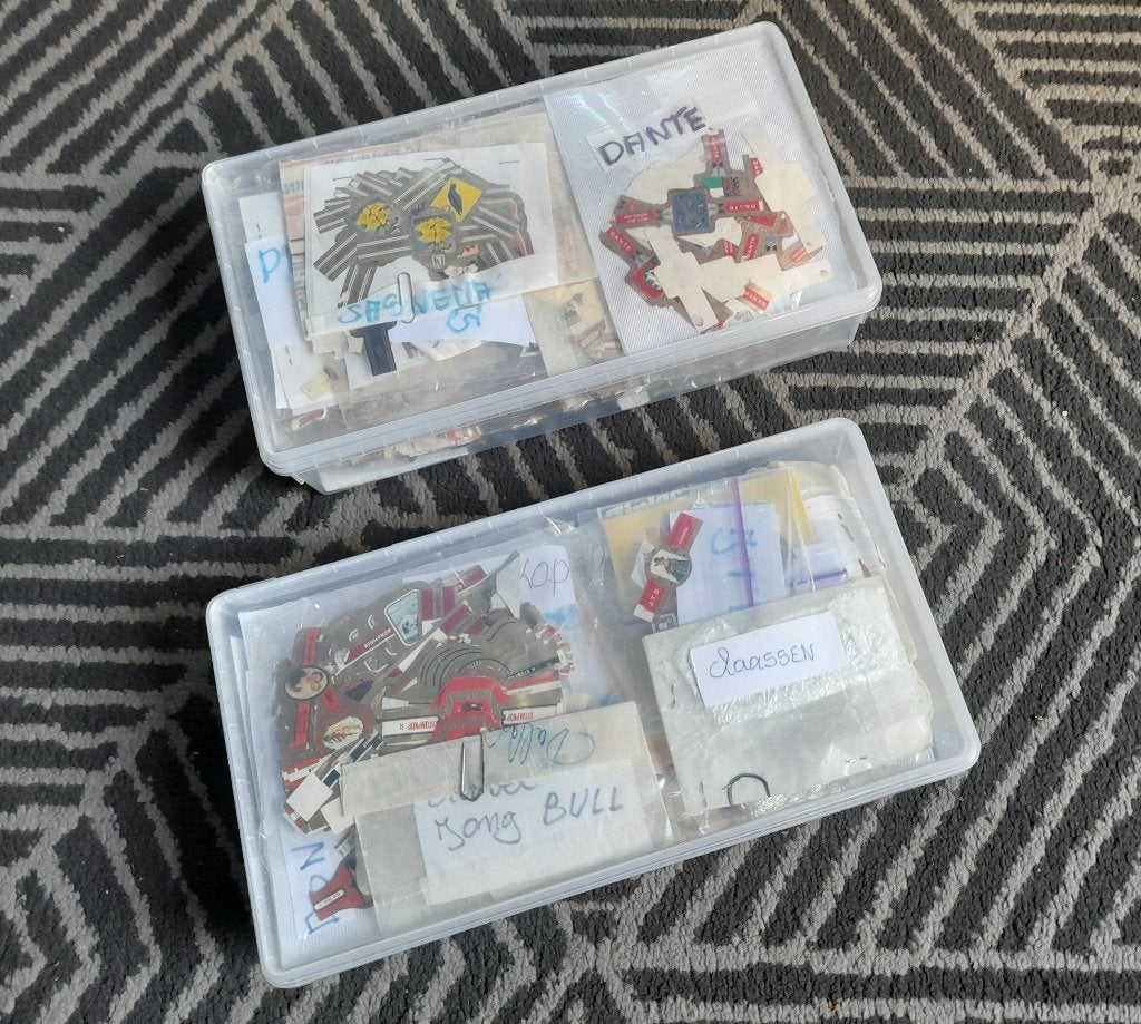 2 dozen met Sigarenbandjes, Verzamelen, Rookartikelen, Aanstekers en Luciferdoosjes, Verzenden, Gebruikt, Sigarenbandjes