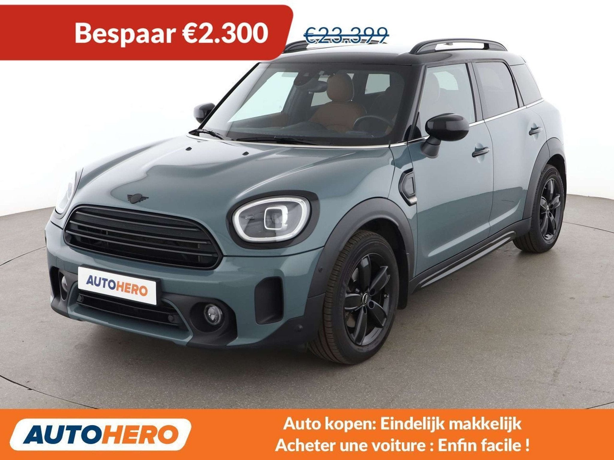 MINI Cooper D Countryman Cooper D Classic Trim (bj 2023), Auto's, Countryman, Leder, Bruin, 5 deurs