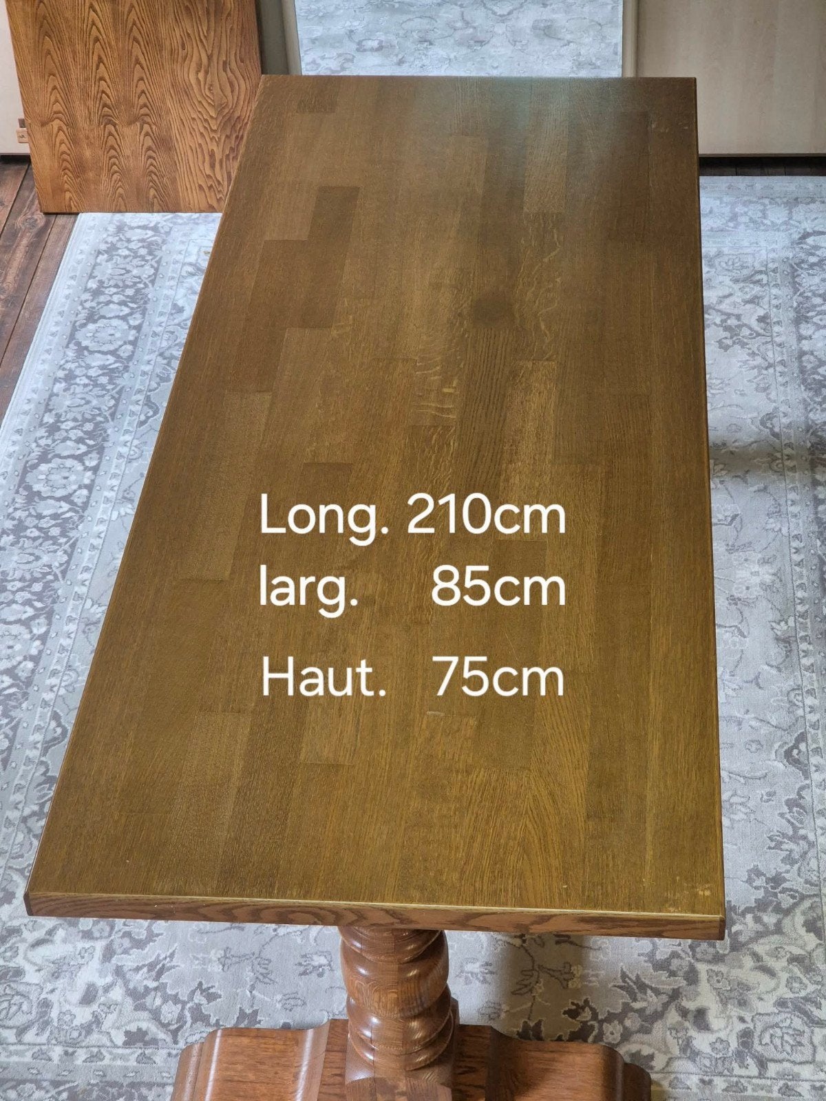 table en chêne clair, Maison & Meubles, Monastère, Enlèvement, Utilisé, Chêne