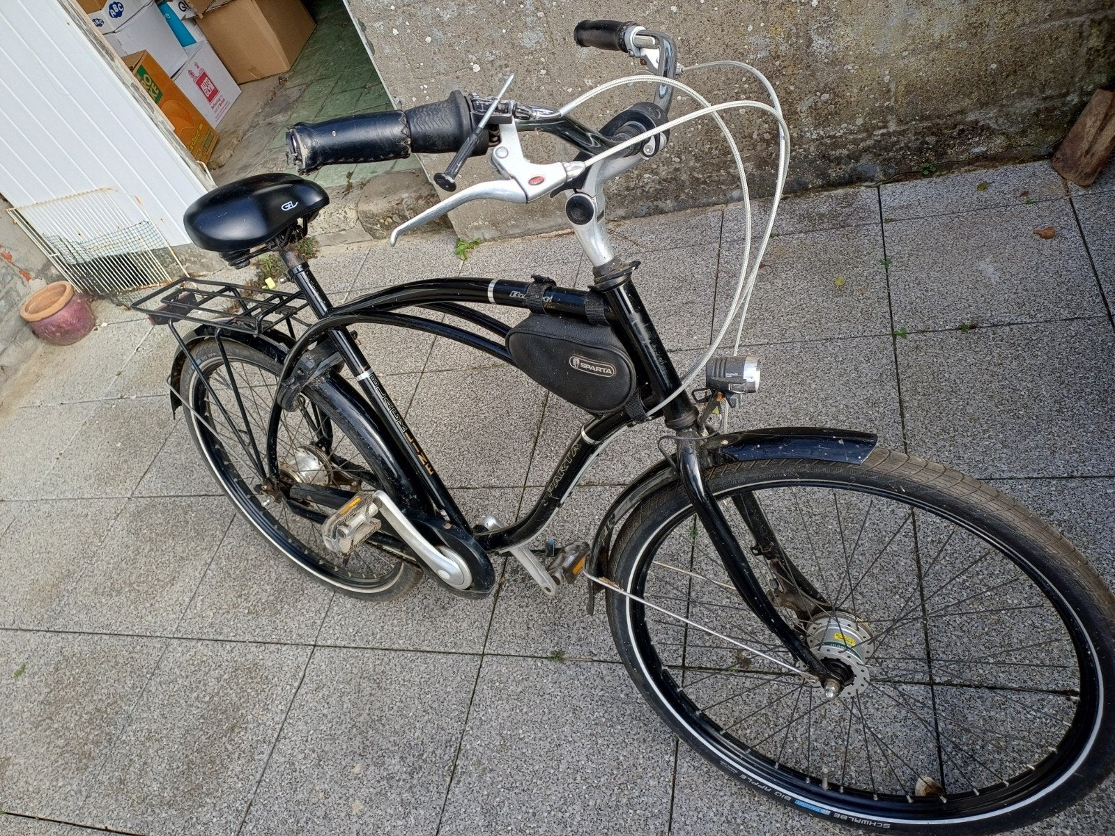 Herenfiets, Ophalen, Gebruikt