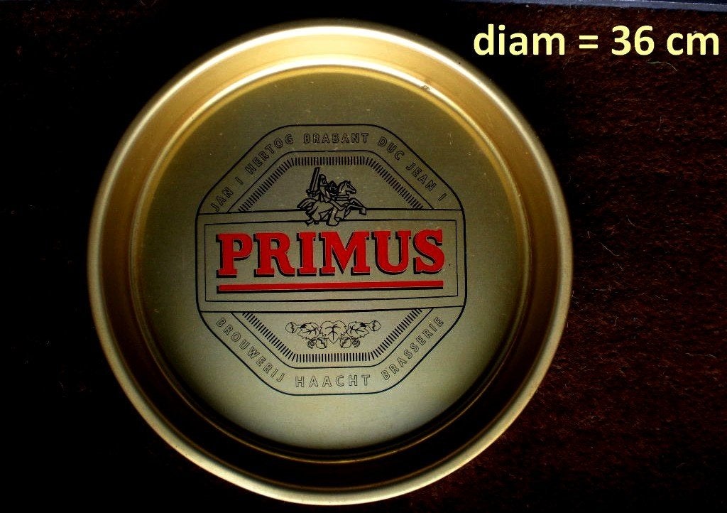PRIMUS  Duc Jean   Plateau 36 cm, Enlèvement ou Envoi, Neuf, Panneau, Plaque ou Plaquette publicitaire