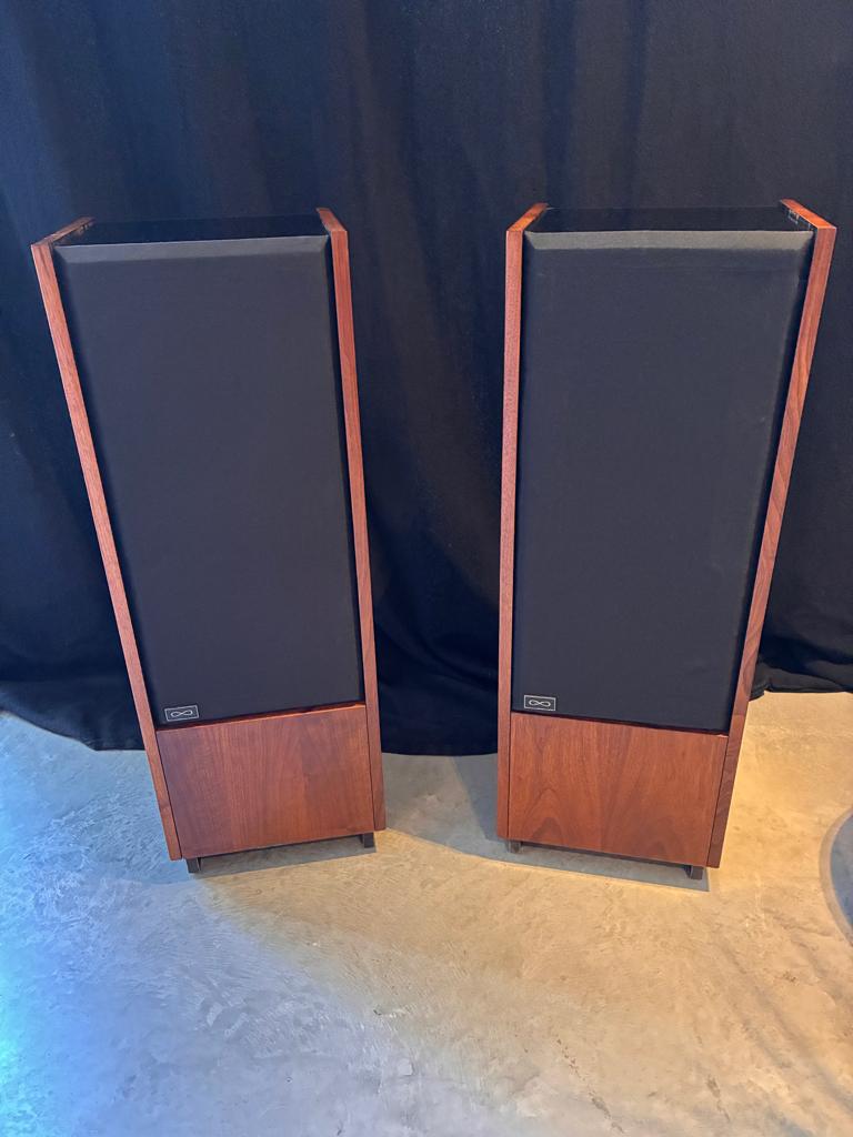 Vintage Infinity Column 2, Audio, Tv en Foto, Luidsprekerboxen, Gebruikt, 120 watt of meer, Front, Rear of Stereo speakers, Ophalen