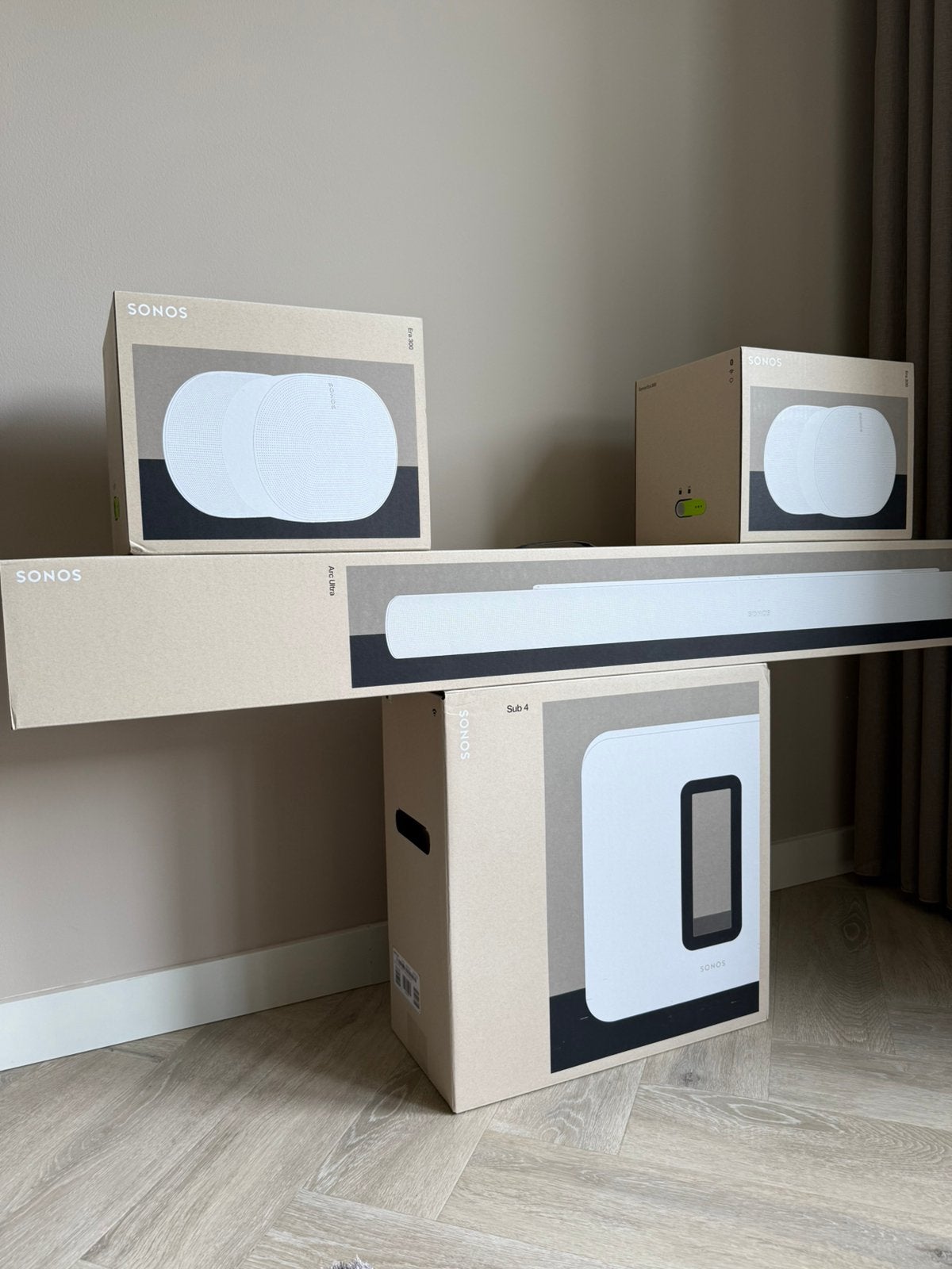 SONOS Ultieme meeslepende set met Arc Ultra VOORRAAD, Audio, Tv en Foto, Ophalen of Verzenden, Bluetooth, Nieuw