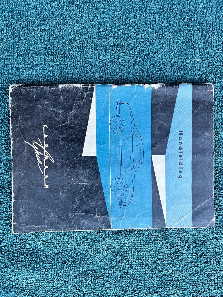 Karman Ghia lowlights manual, Autos : Pièces & Accessoires, Autres pièces automobiles, Enlèvement ou Envoi, Volkswagen