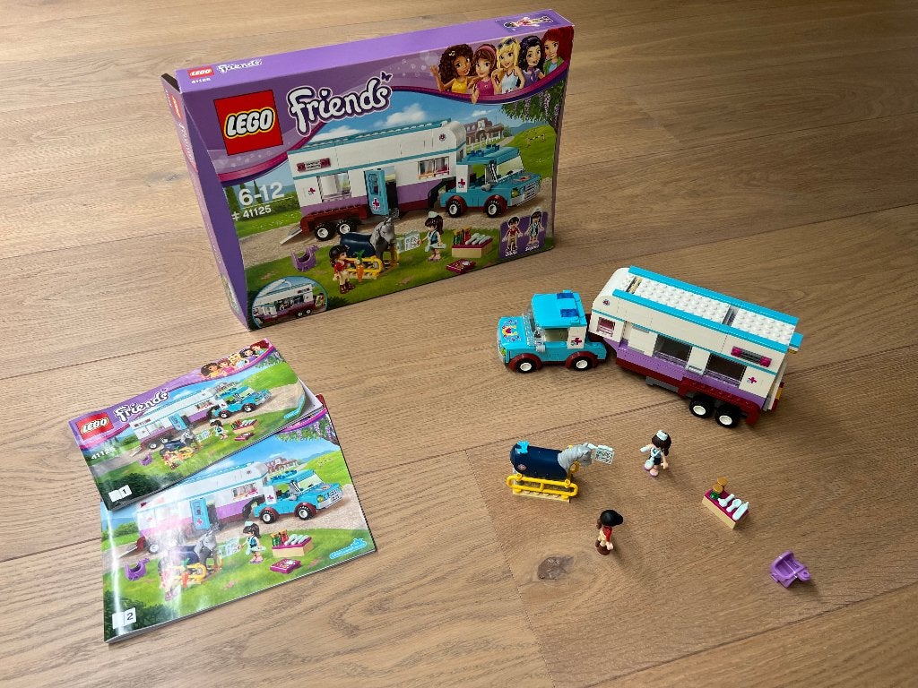 Paardendokter trailer 41125, Ophalen, Inclusief instructies, Lego, Friends