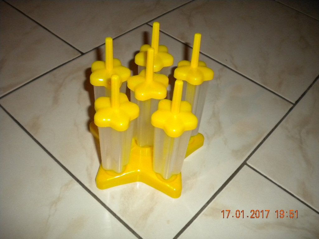IJslolly's (6st.)  +  Kleine plastieken potjes (26st.), Ophalen