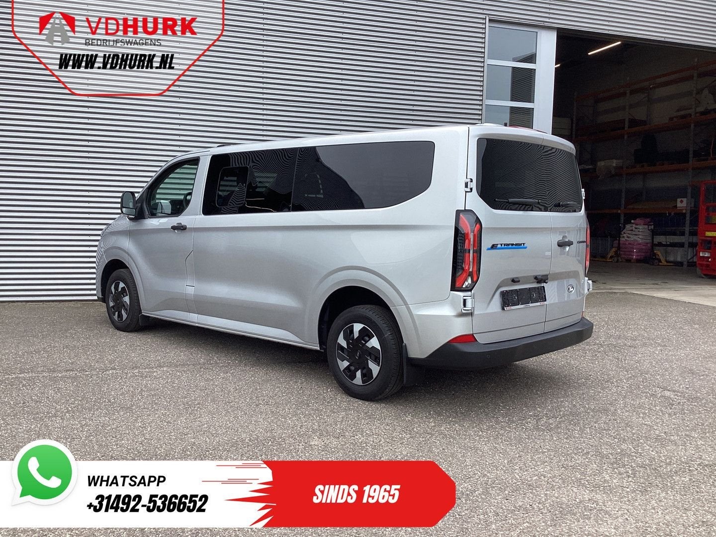 Ford E-Transit Custom 320 km WLTP L2 Combi/ Kombi/ 9 pers./, Autos, Argent ou Gris, Achat, Entreprise, Automatique