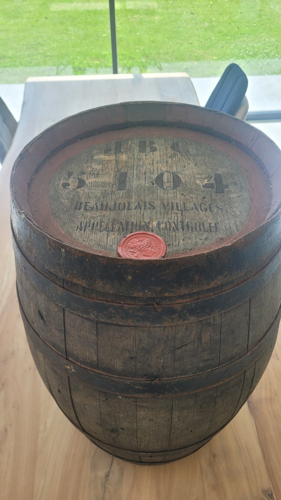 Beaujolais wijnvat, Tuin en Terras, Ophalen of Verzenden