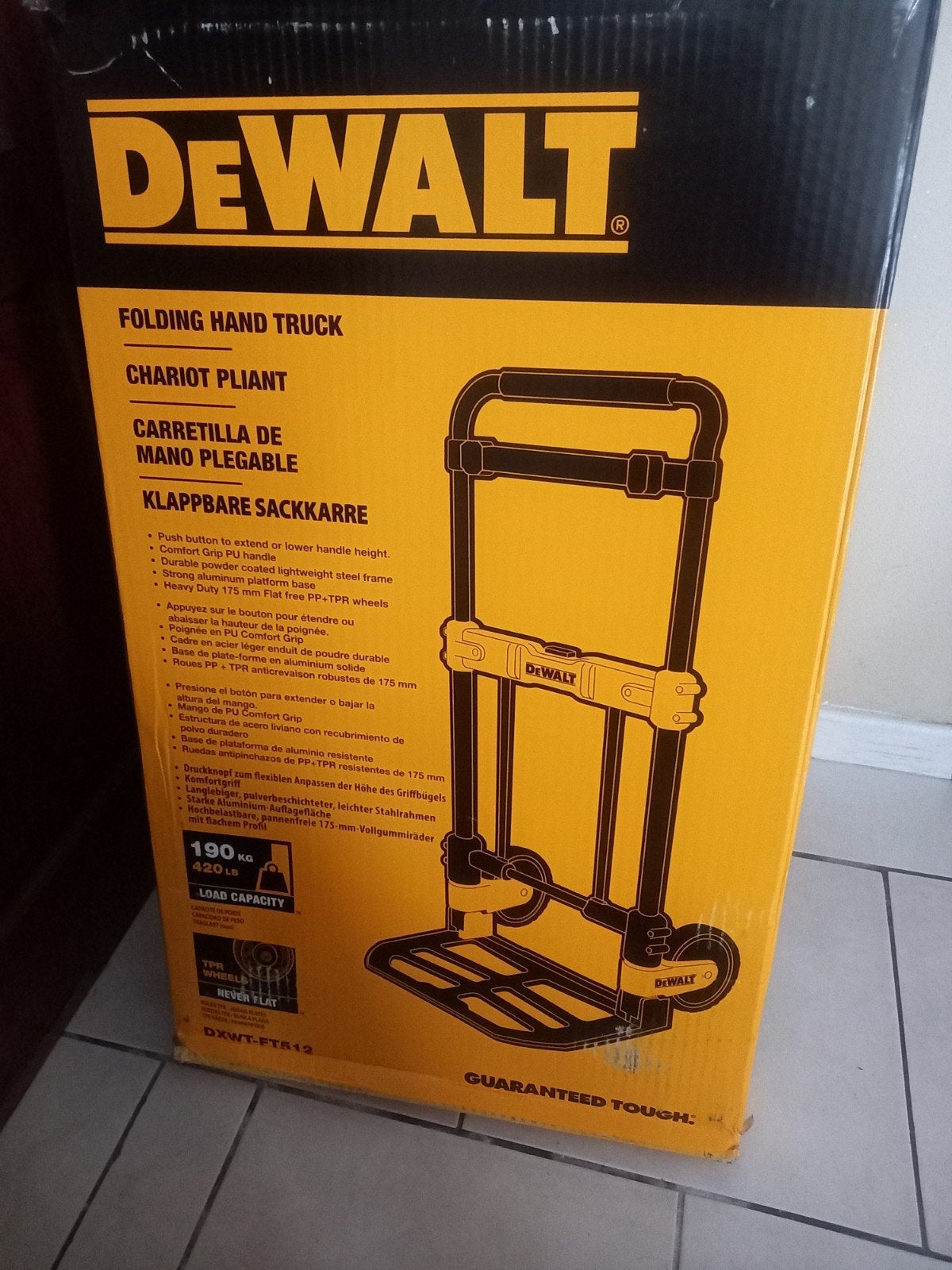 DIABLE DEWALT (DXWT-FT512), Doe-het-zelf en Bouw, Transportwagens, Ophalen, Steekwagen