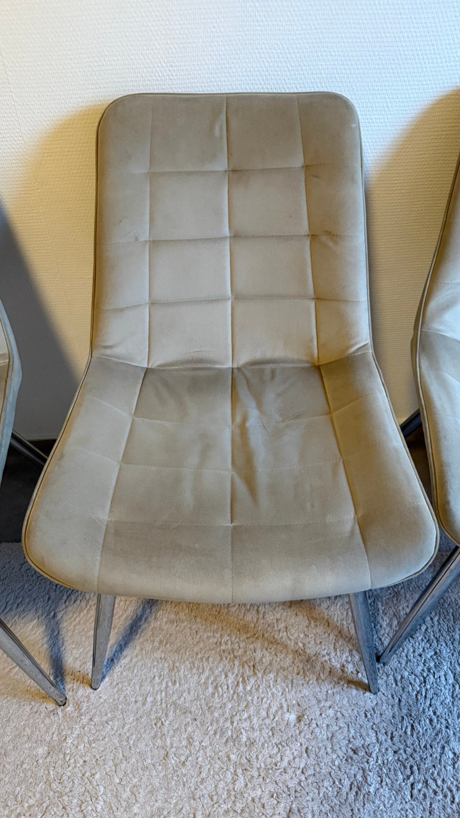 Eetkamerstoelen te koop, Enlèvement, Utilisé, Autres couleurs, Quatre