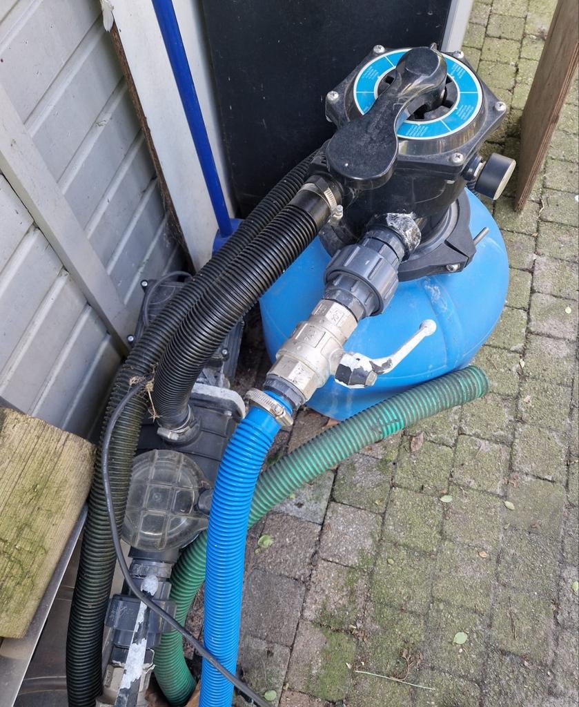 Zwembad bestway 400x250x90 en toebehoren, Ophalen, Zo goed als nieuw