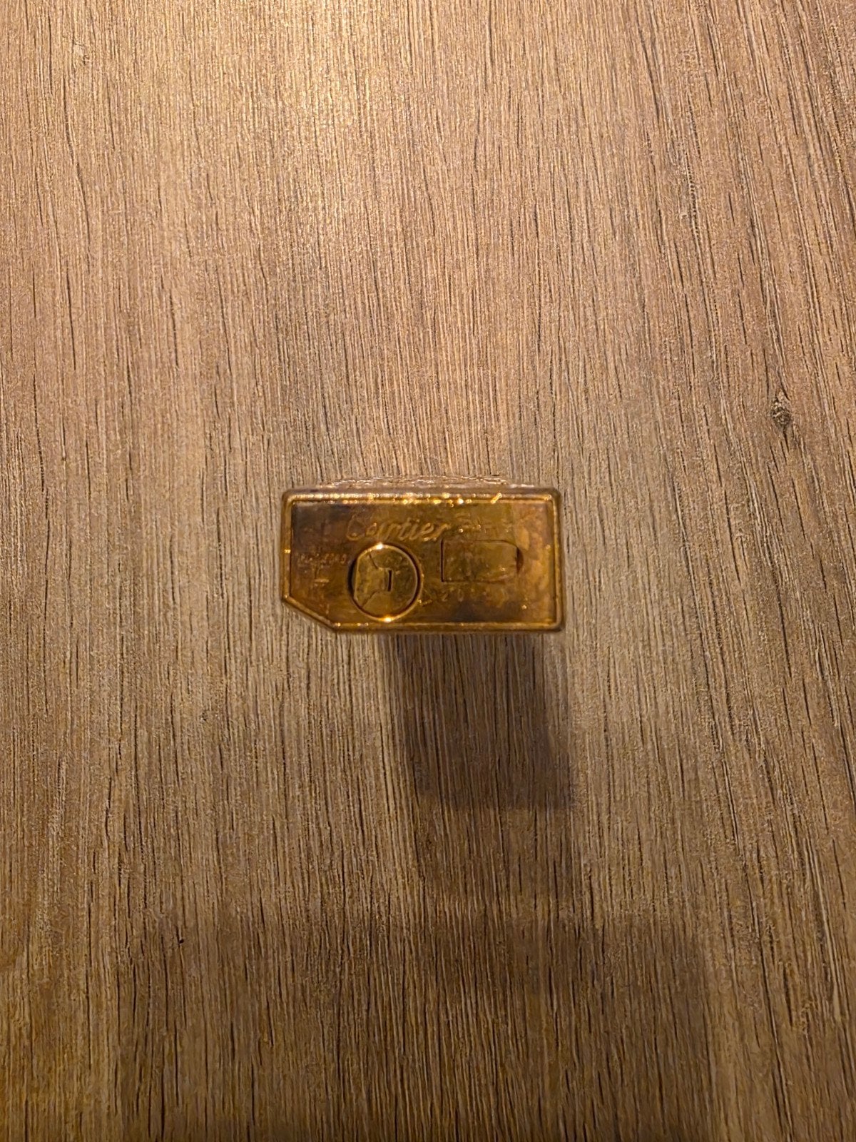 Cartier aansteker verguld in perfecte staat, Ophalen, Aansteker