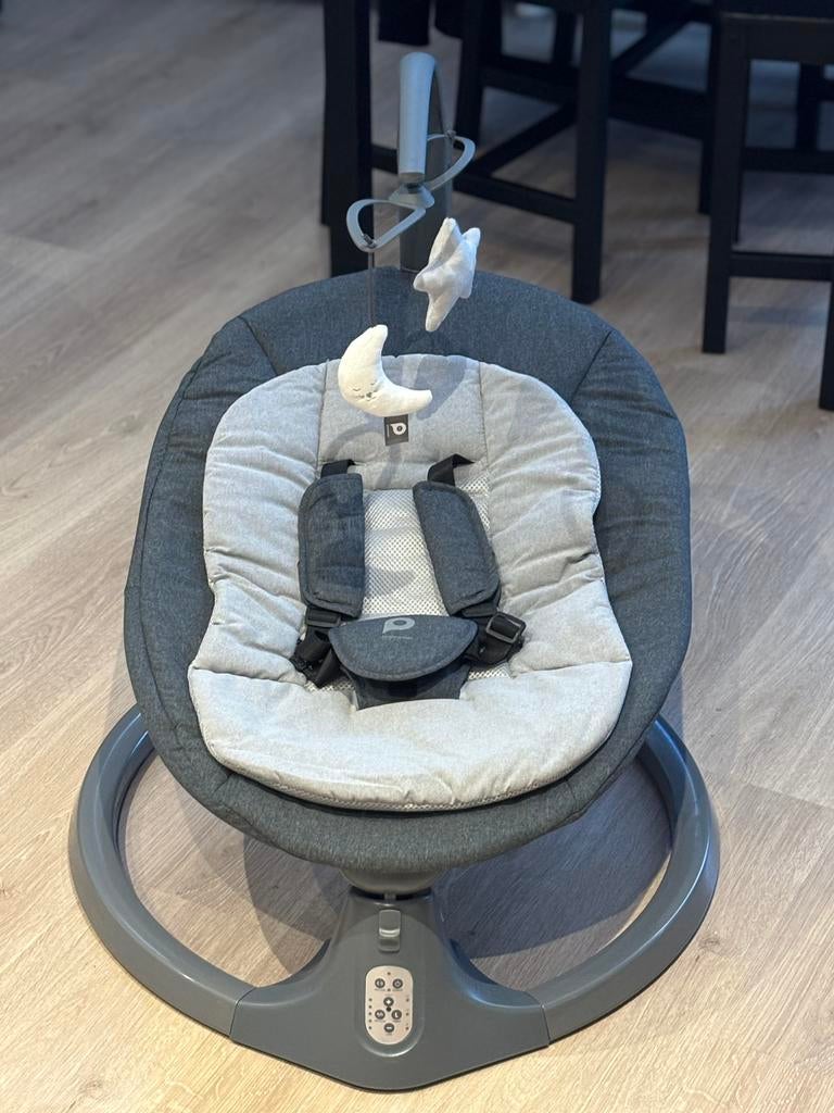 Prémaman Balancelle électrique Swing avec Bluetooth, Neuf, Autres marques, Avec ceinture(s), Enlèvement
