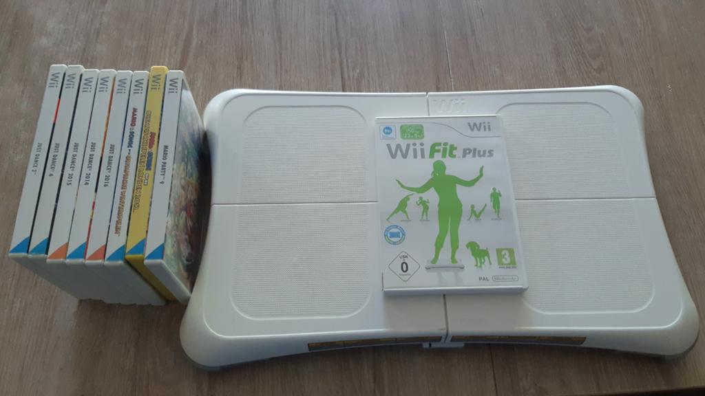 Wii bord plus spelletjes voor de wii, Games en Spelcomputers, Ophalen, Draadloos, Zo goed als nieuw, Wii