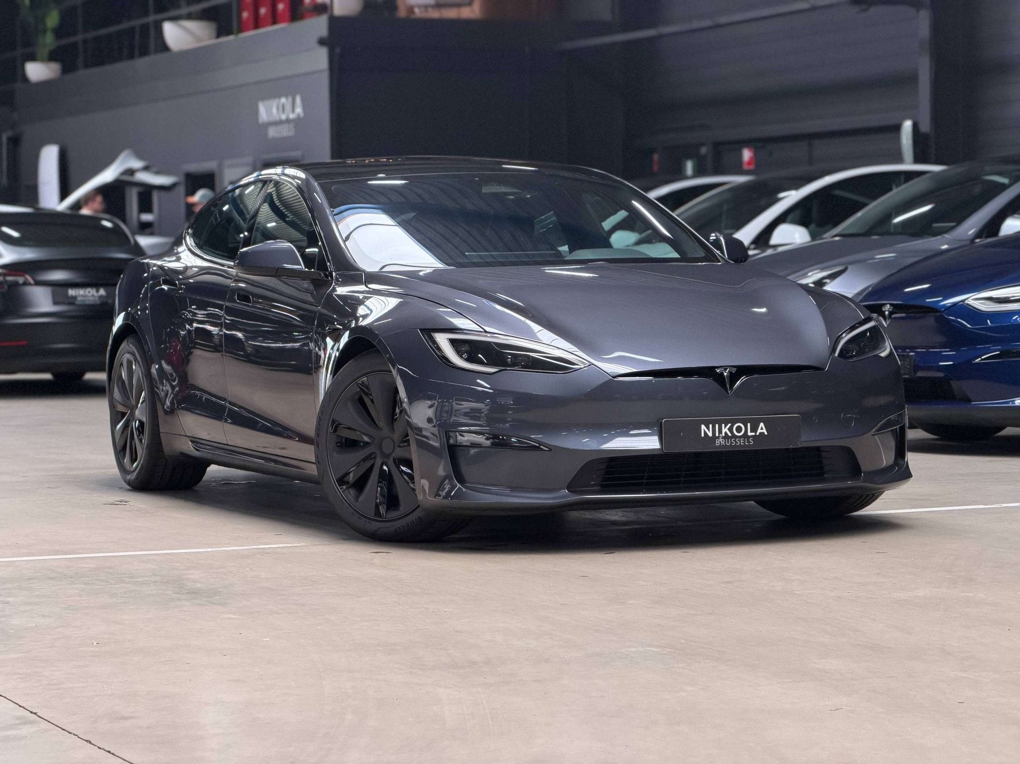 Tesla Model S LONG RANGE - AWD - AUTOPILOT (bj 2022), Automaat, Model S, Leder, https://public.car-pass.be/vhr/256ee4e7-86b5-4906-93b4-6e01dd241cbd