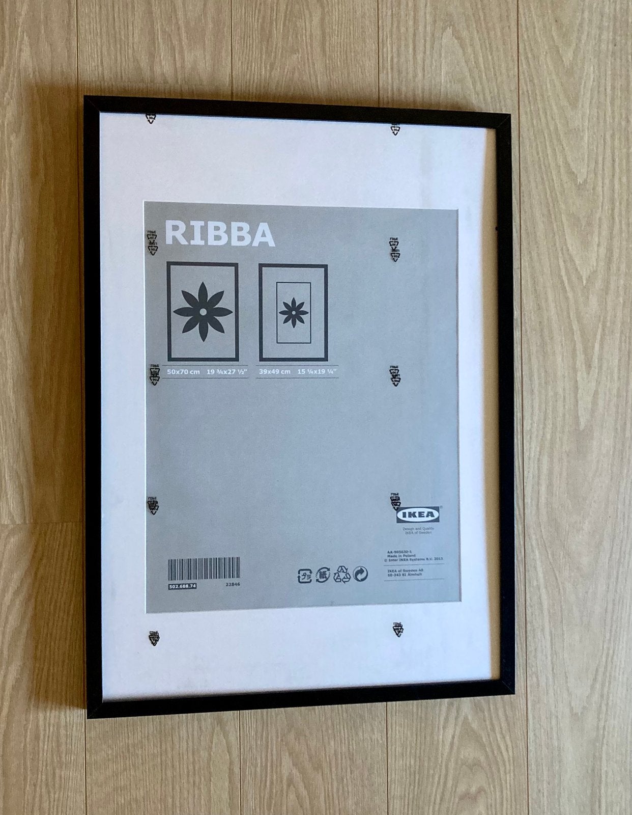 Ikea Ribba fotolijst, TV, Hi-fi & Vidéo, Photo | Cadres photo, Enlèvement, Comme neuf, Blanc