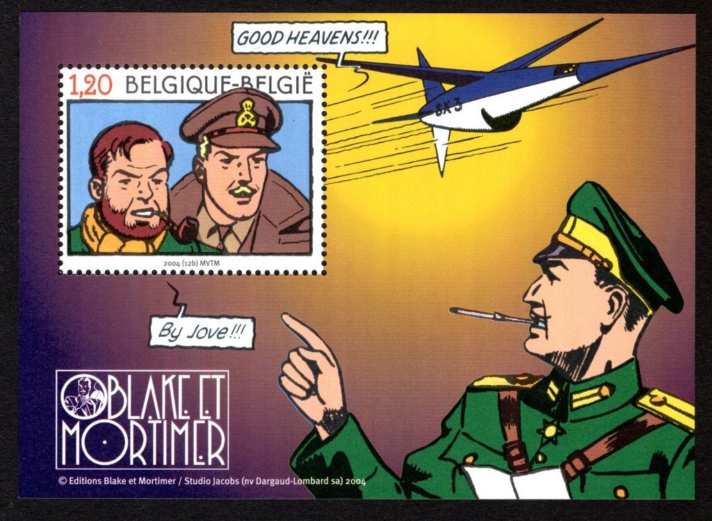 BL112 MNH 2004 - Blake & Mortimer, Timbres & Monnaies, Envoi, Non oblitéré, Neuf