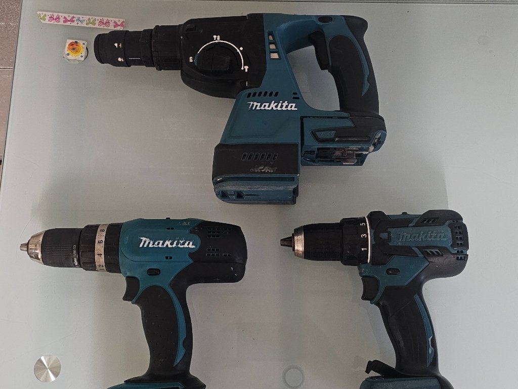 Tournevis et marteau rotatif Makita 2, Bricolage & Construction, Enlèvement, Utilisé