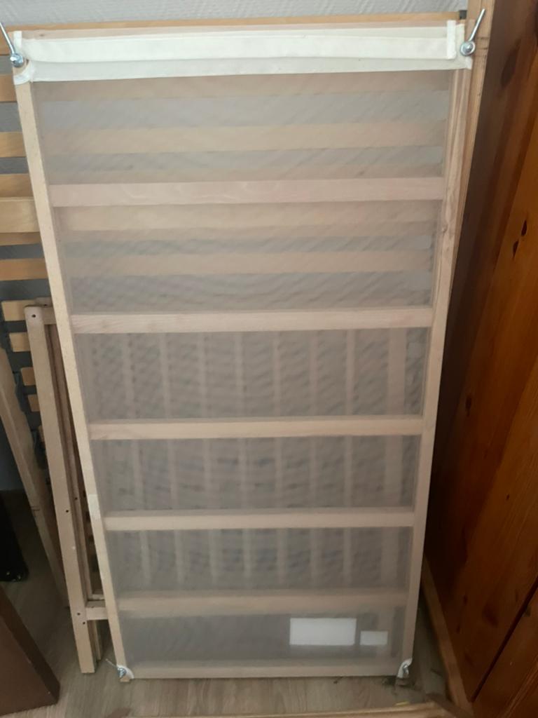 Baby bed, Ophalen, Zo goed als nieuw