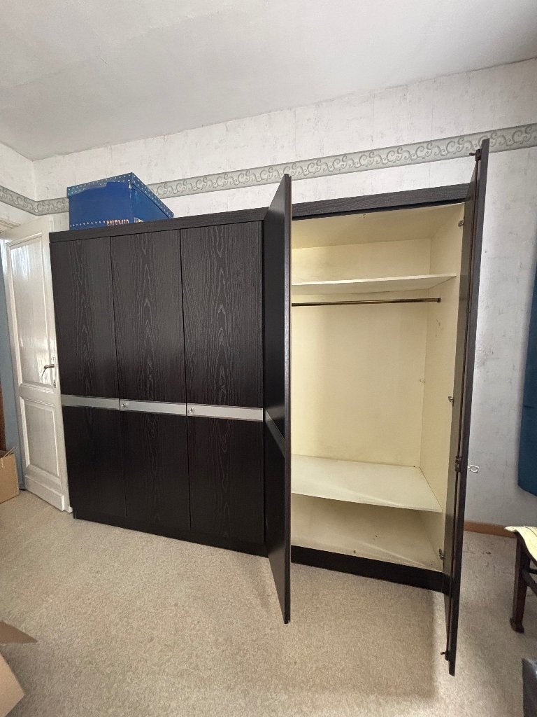 Armoire, Avec tablette(s), 200 cm ou plus, Autres essences de bois, 50 à 75 cm