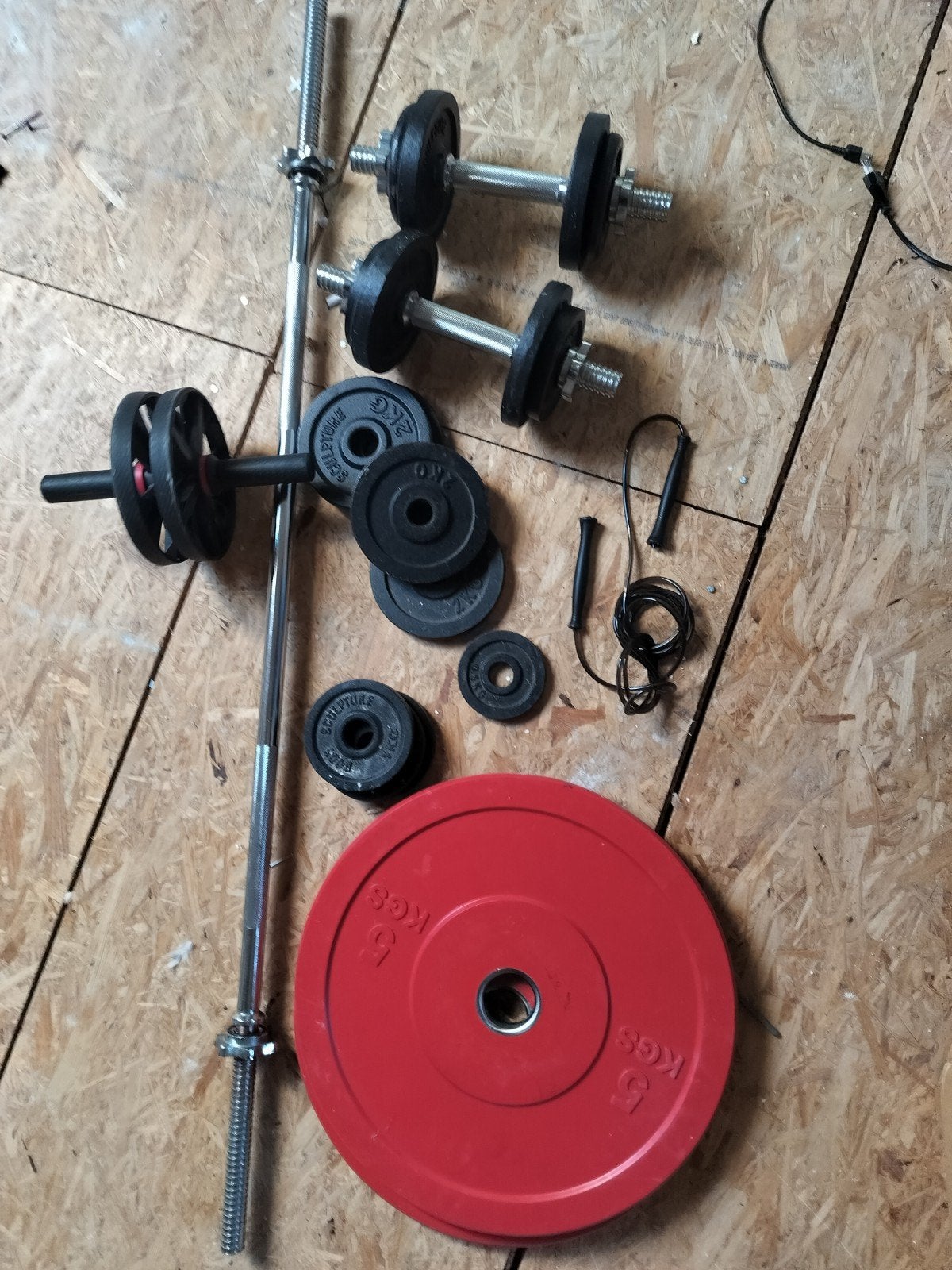 fitnessapparatuur, Ophalen