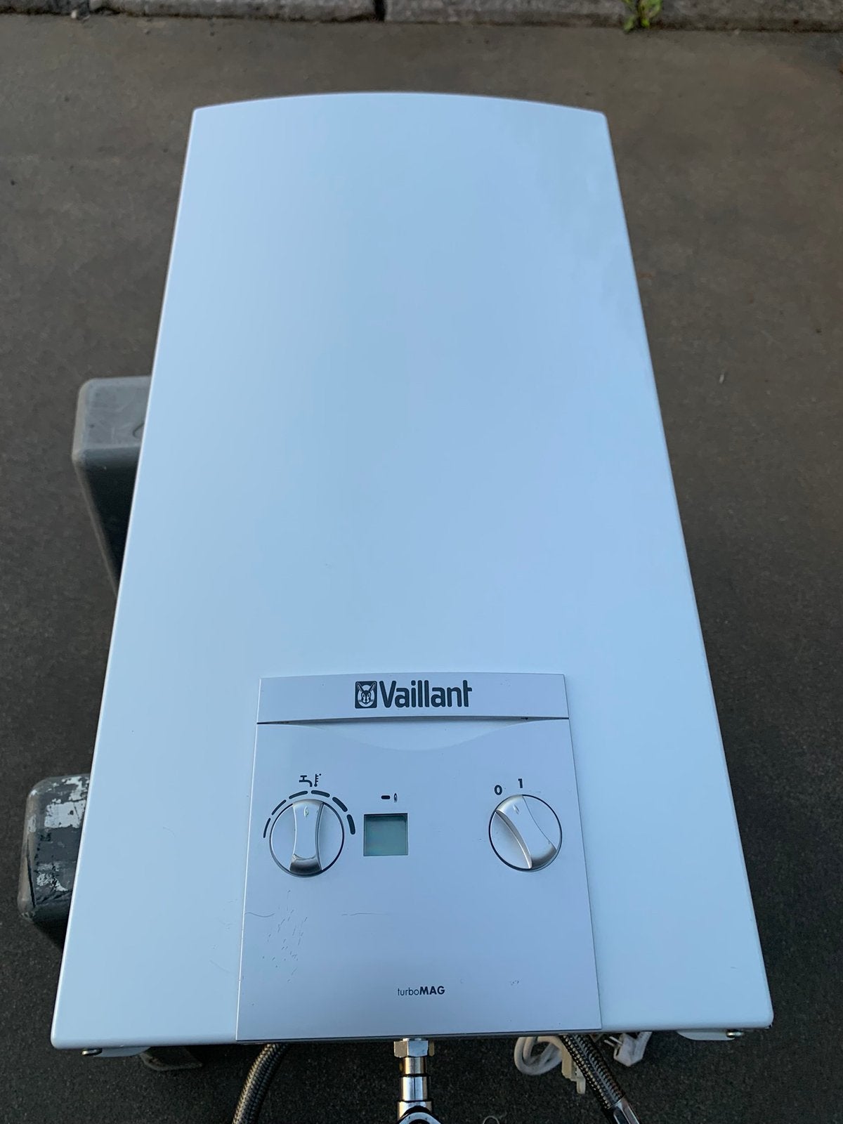 VAILLANT stadsbadverwarming met gaszuignap, Doe-het-zelf en Bouw, Chauffageketels en Boilers, Ophalen of Verzenden, Zo goed als nieuw