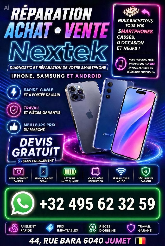 Réparation iPhone, Samsung, Oppo, Redmi, Xiaomi + Garantie !, Telecommunicatie, Mobiele telefoons | Hoesjes en Screenprotectors | Apple iPhone