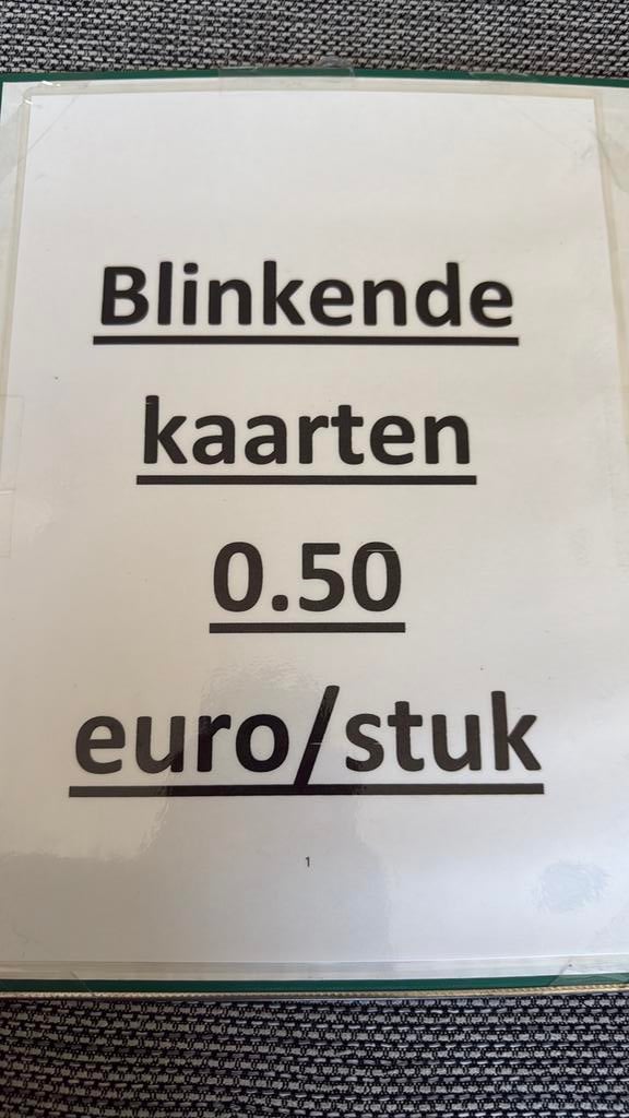 Pokemon blinkende kaarten te koop, Hobby en Vrije tijd, Ophalen of Verzenden, Nieuw, Meerdere kaarten, Foil
