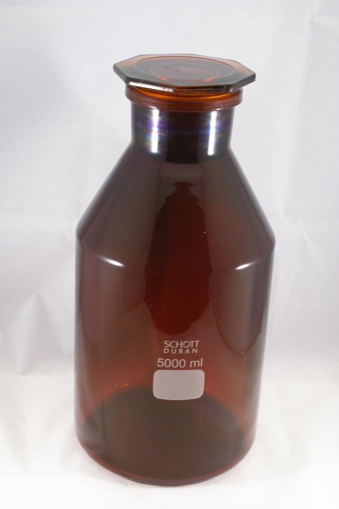 Flacon à pharmacie Schott Duran brun 5000ml NM MS NS 45/40, Enlèvement ou Envoi