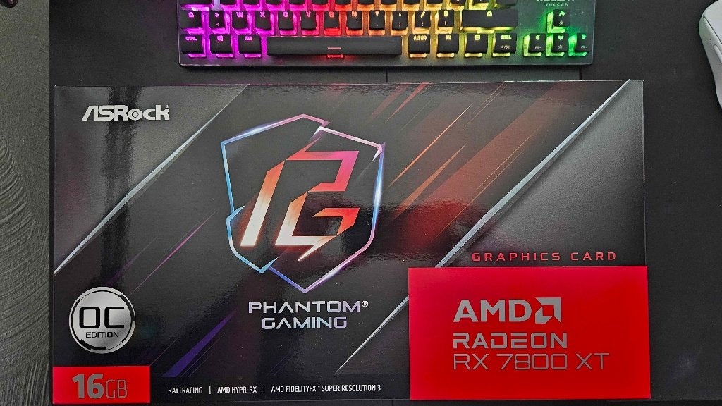 ASRock Radeon RX 7800 XT Phantom Gaming, Ophalen, Zo goed als nieuw, AMD, HDMI