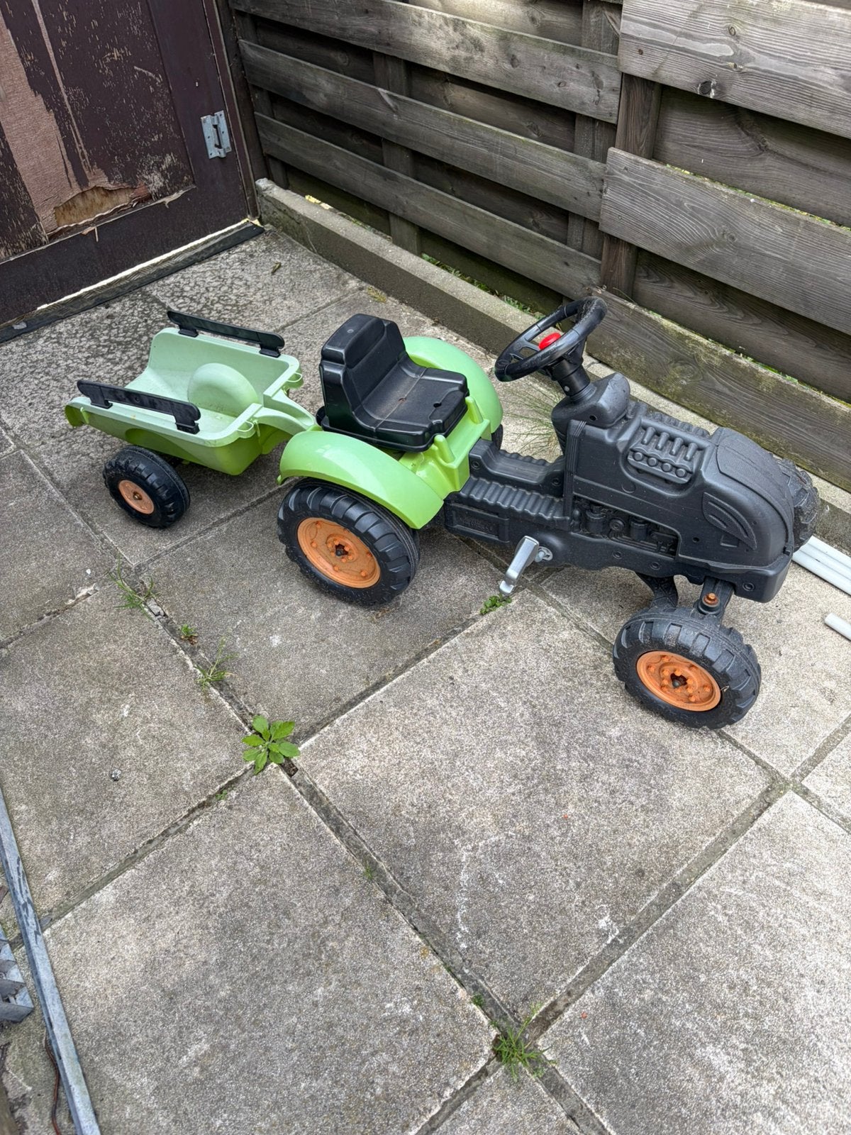 Tractor met kar, Kinderen en Baby's, Ophalen, Zo goed als nieuw
