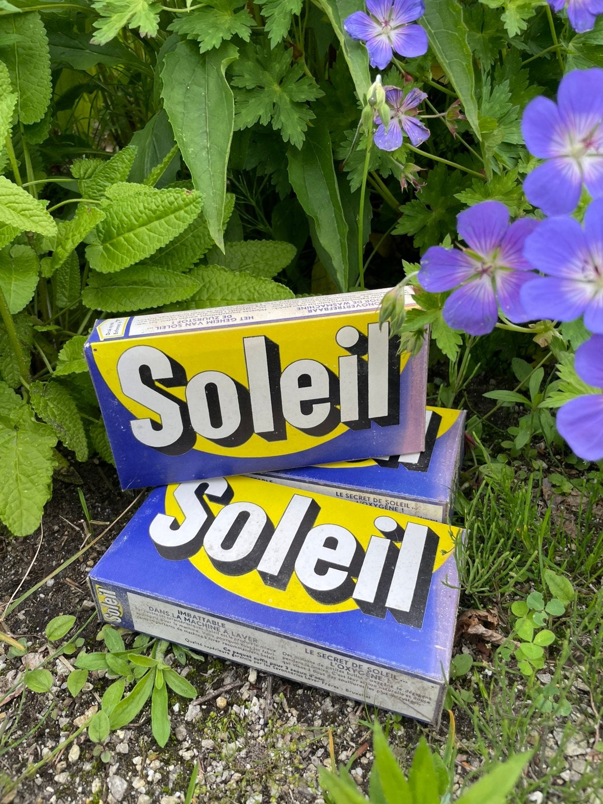 Soleil zeep, Verzamelen, Ophalen