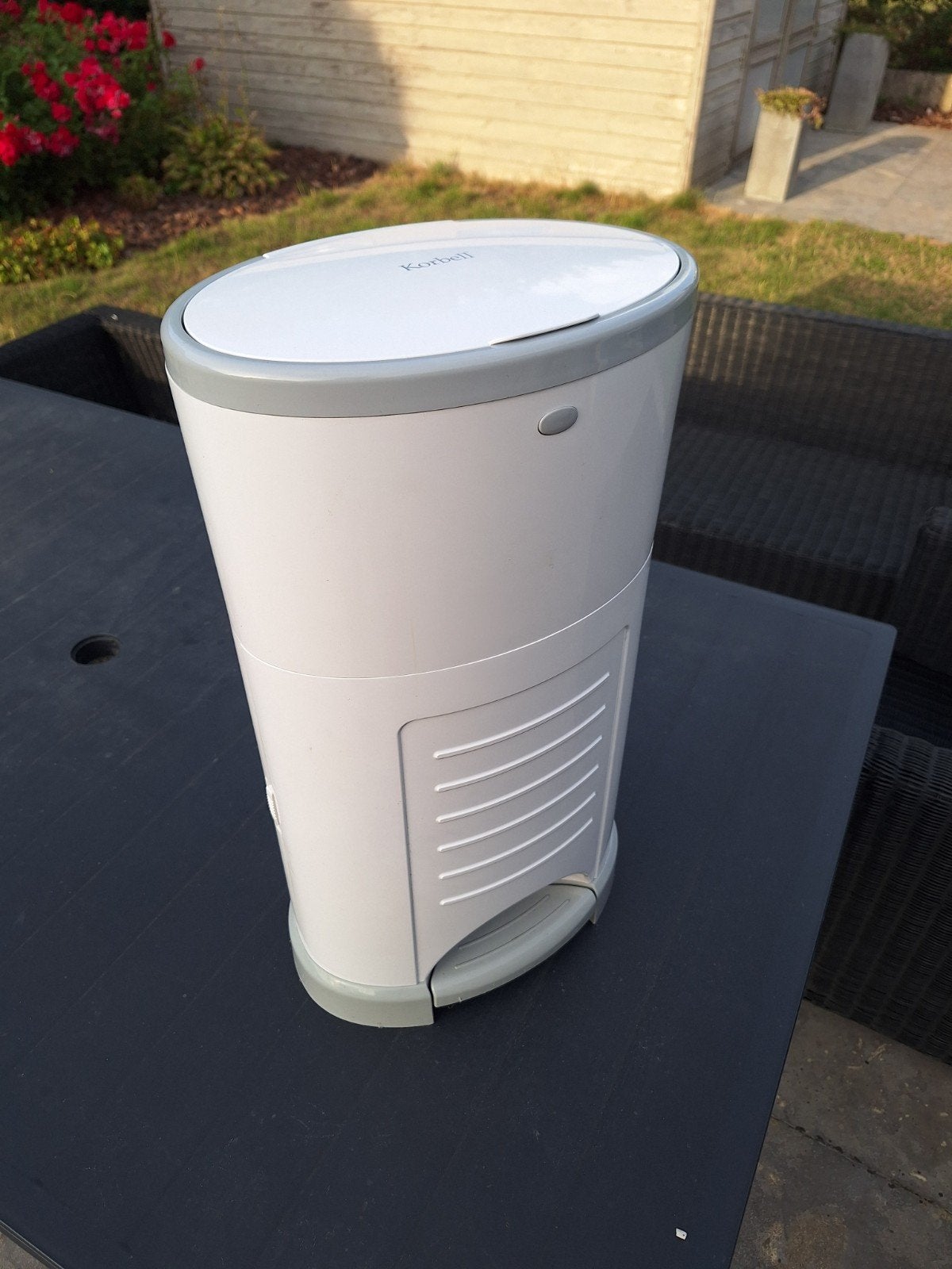 pampercontainer Korbell, Enlèvement, Utilisé