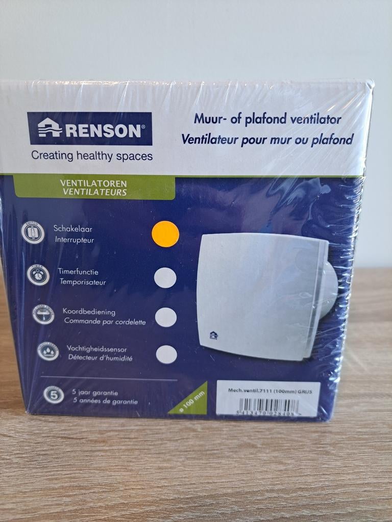 Muur of plafond ventilator, Huis en Inrichting, Lampen | Overige, Ophalen