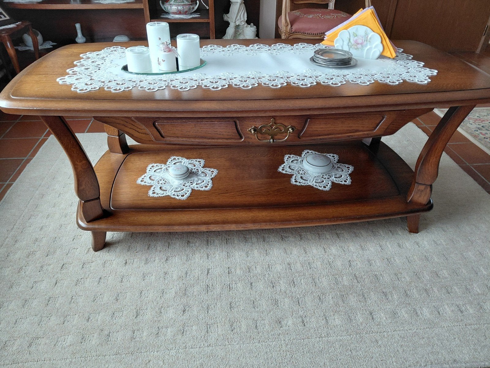 salontafel, Enlèvement