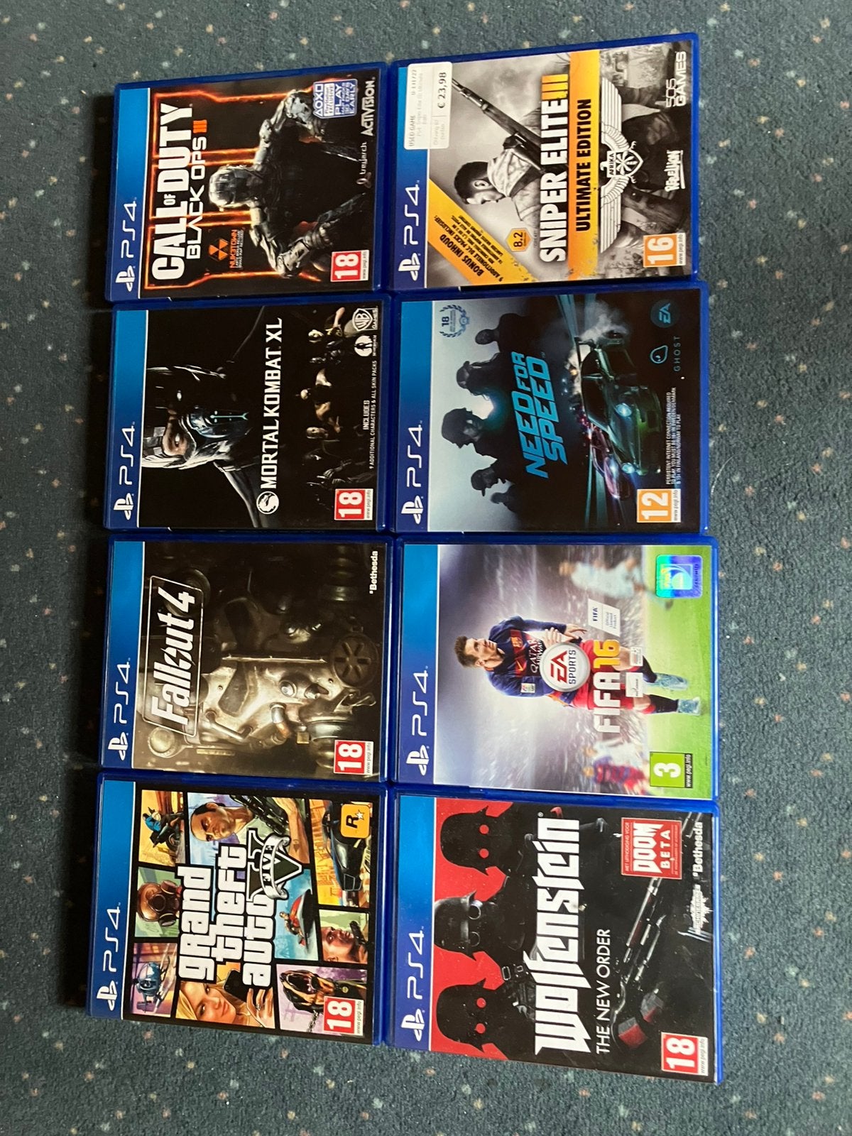 Ps4 met 8 spelletjes, Games en Spelcomputers, Spelcomputers | Sony PlayStation 4, Ophalen, Zo goed als nieuw