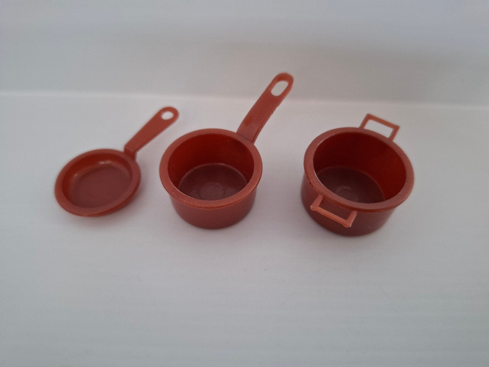 Vintage Big Jim onderdelen accessoires bruine pannen camping, Ophalen of Verzenden, Gebruikt