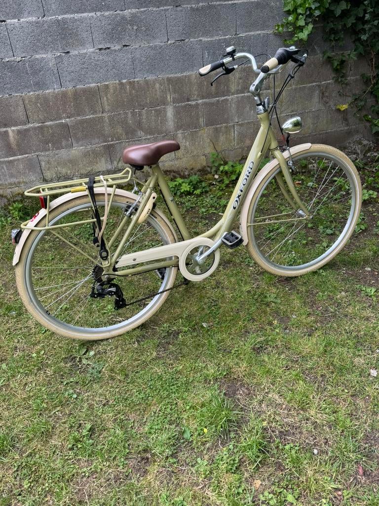 Oxford CLASSICO NEGRO 28 inch 7V Shimano-fiets, Fietsen en Brommers, 47 tot 50 cm, Versnellingen, Zo goed als nieuw, Ophalen
