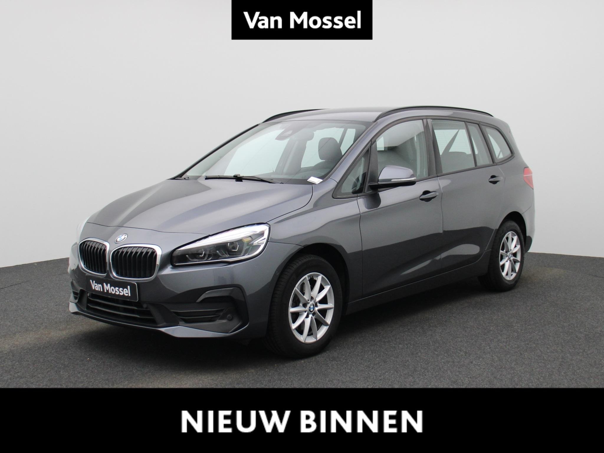 BMW 2 Reeks Gran Tourer 216d (85kW) 7 ZITPLAATSEN | LEDER |, Auto's, Voorwielaandrijving, Gebruikt, Zwart, 116 pk