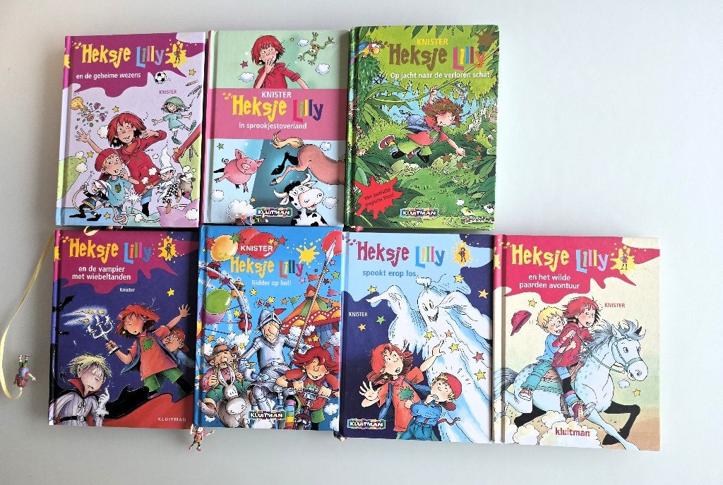 7 kinderboeken: Heksje Lilly, Boeken, Ophalen of Verzenden
