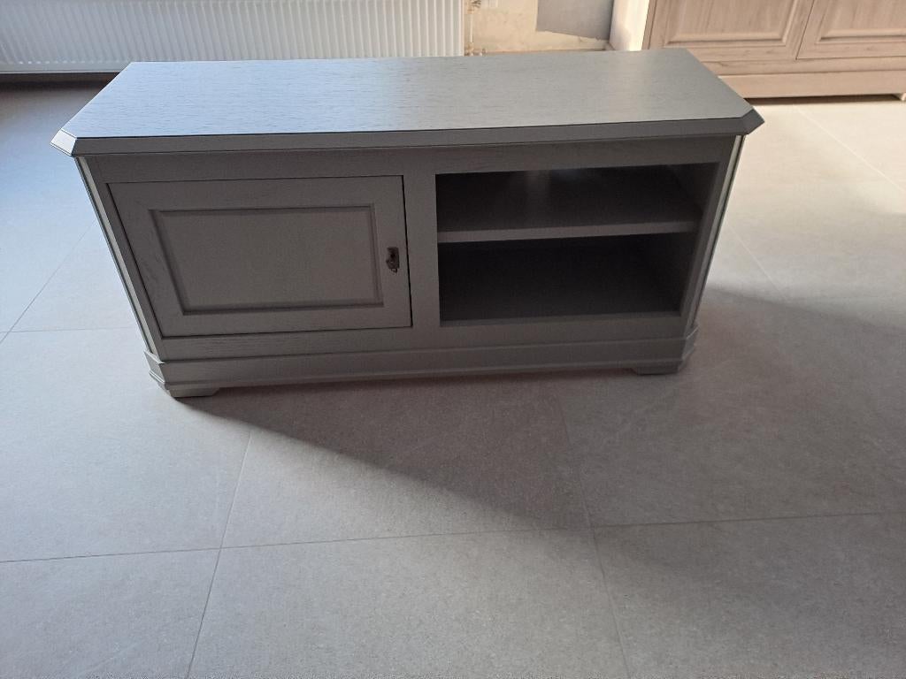 tv meubel, Huis en Inrichting, Ophalen, 100 tot 150 cm, Eikenhout, Zo goed als nieuw