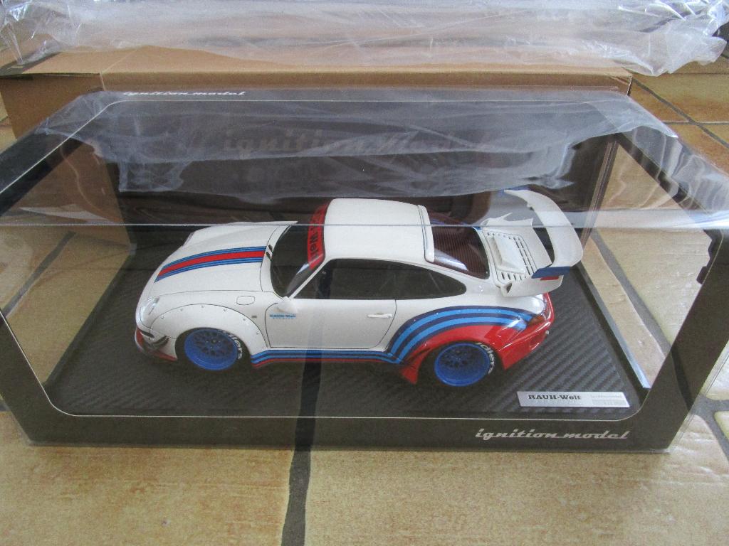ignition model 1:18 porsche 993 rwb martini, Enlèvement ou Envoi, Comme neuf, Voiture, Autres marques