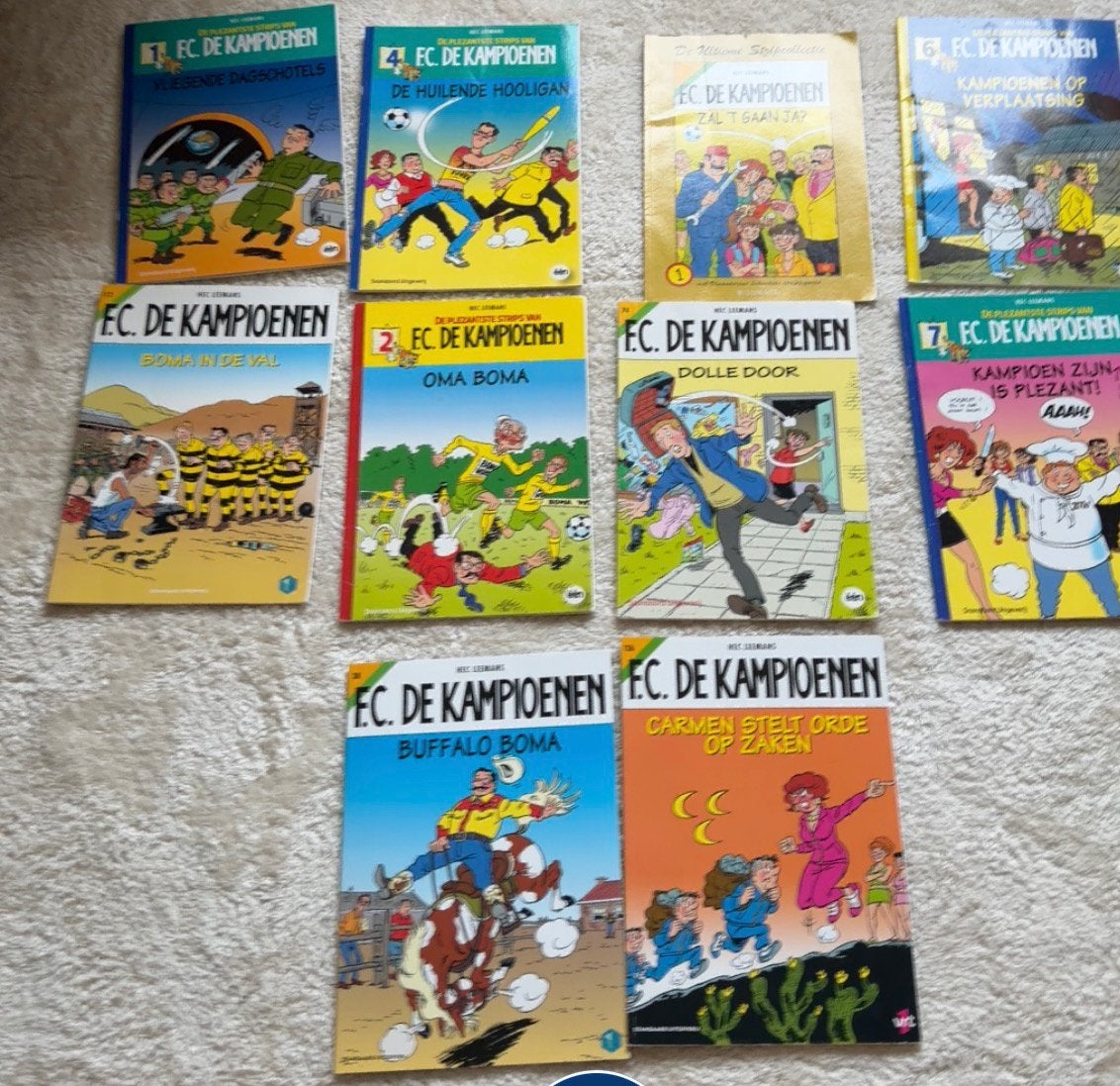 10 strips van F . C . De kampioenen, Enlèvement ou Envoi, Comme neuf