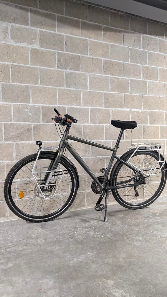 tourfiets bikepacking decathlon, Ophalen