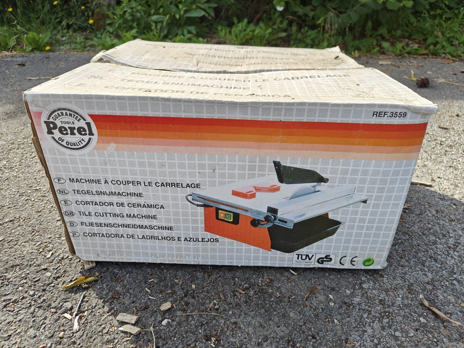 Perel, elektrische tegelsnijmachine, 450W 180mm, Enlèvement