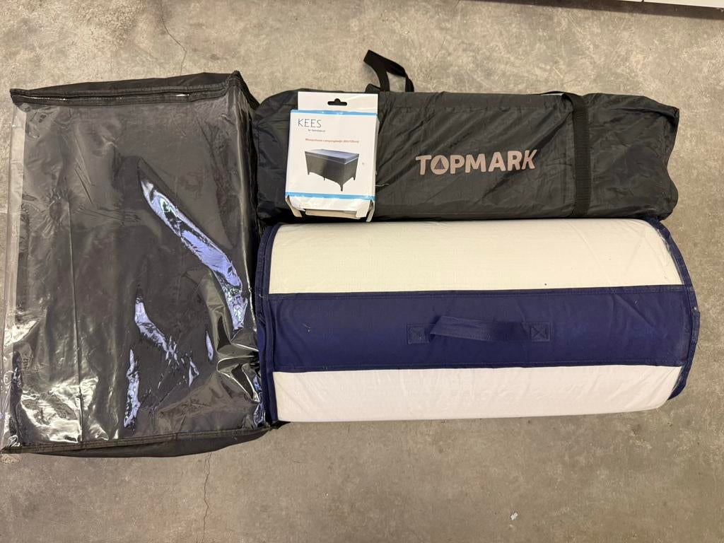 Reisbed Topmark met extra matras, Ophalen, Zo goed als nieuw, Reisbedje