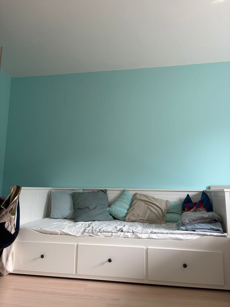 Slaapbank Ikea, Ophalen, Zo goed als nieuw, Tweepersoons, Wit