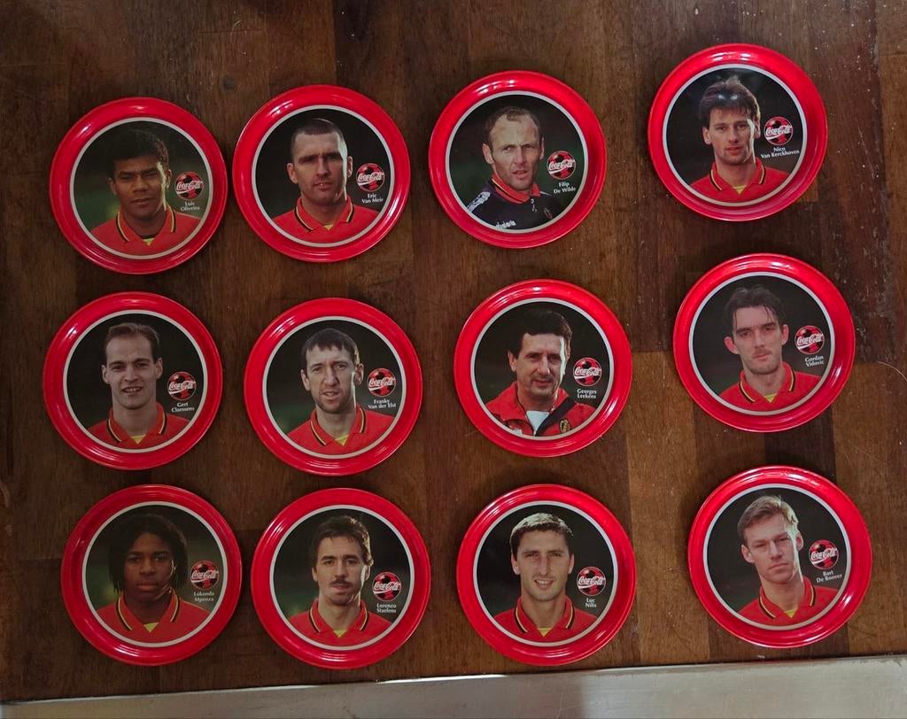 Sous-verres Red Devils Coca-Cola - lot de 12, Enlèvement ou Envoi, Ustensile