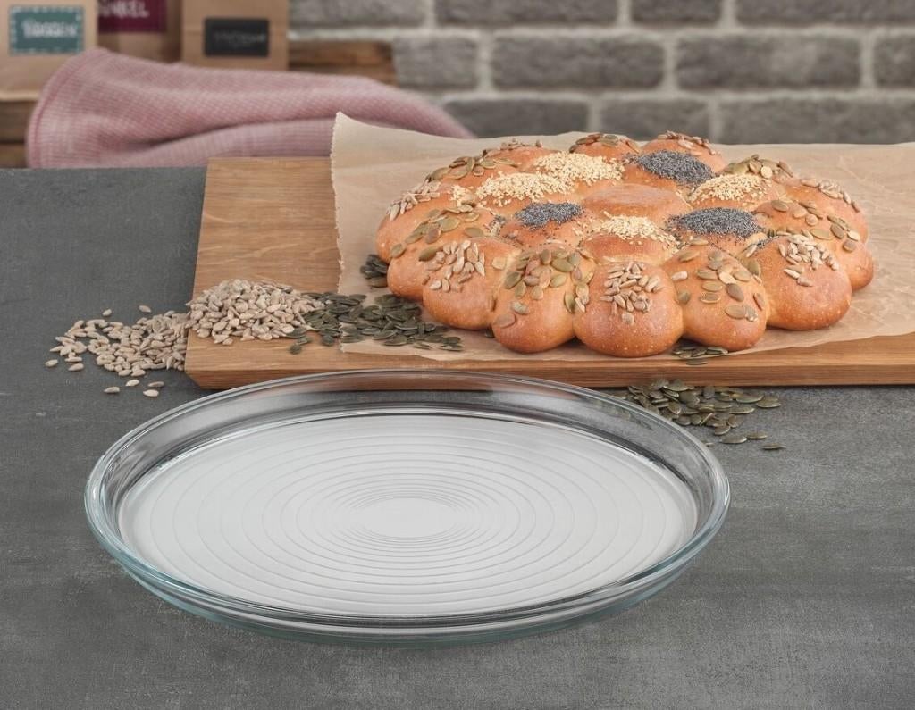 Bak -serveerplaat voor pizza’s, focaccia, broodjes enz… 32cm, Huis en Inrichting, Keuken | Servies, Nieuw, Schaal of Schalen, Effen