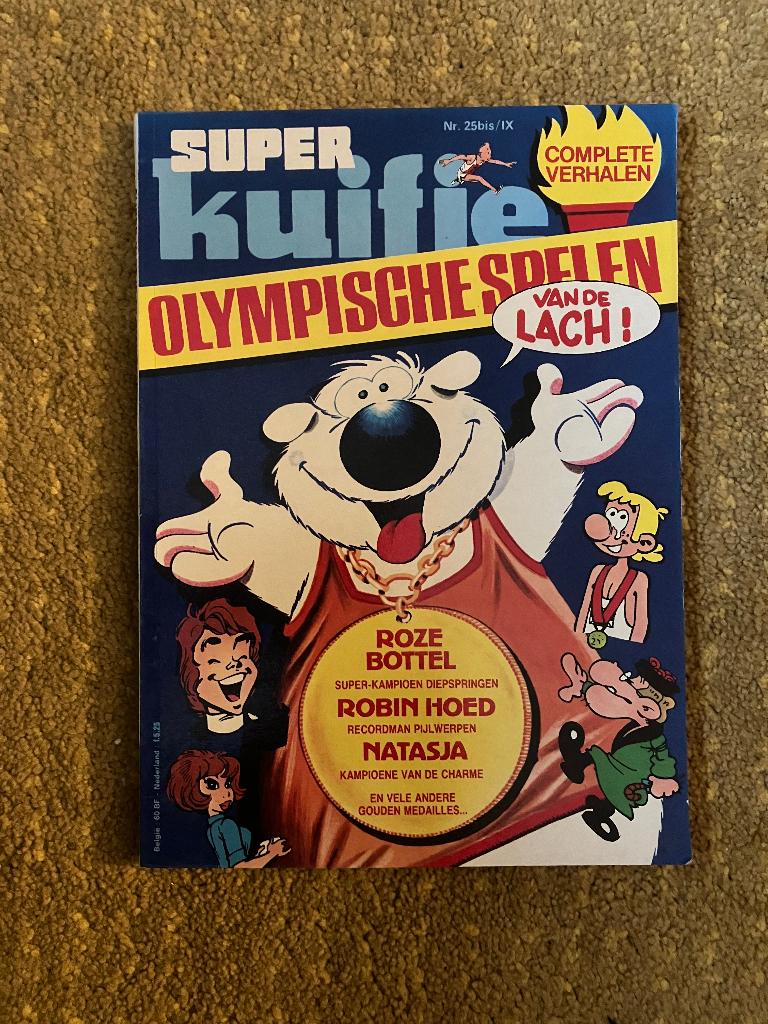 Super Kuifje - 9 - Olympische spelen, Boeken, Eén stripboek, Ophalen of Verzenden, Gelezen